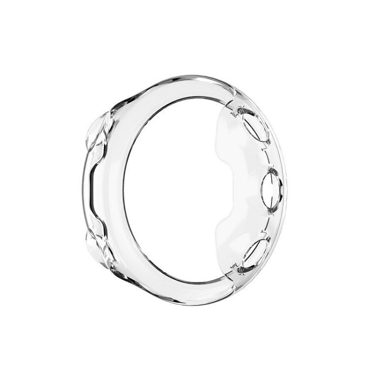 Clear TPU protective shell for Garmin Forerunner 45S, rounded transparent frame