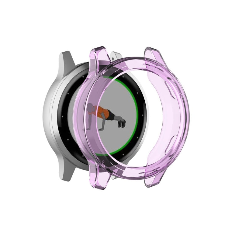 TPU protective shell for Vivoactive 4S, transparent purple