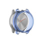 TPU protective watch shell case, clear blue TPU cover for watch face