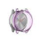 TPU protective watch shell case, clear purple TPU cover for watch face