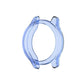 TPU protective watch shell cover, clear blue, contoured edges for a snug fit