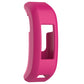 Silicone protective case for Garmin Vivosmart HR, pink band with open display cutout