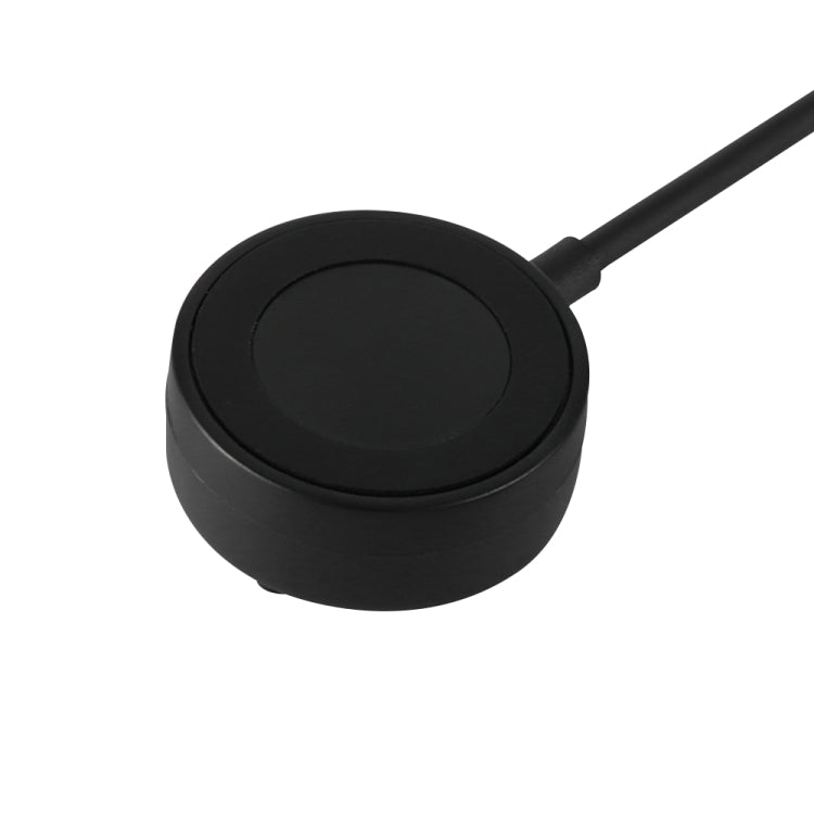 Round black charging dock base for Garmin watches