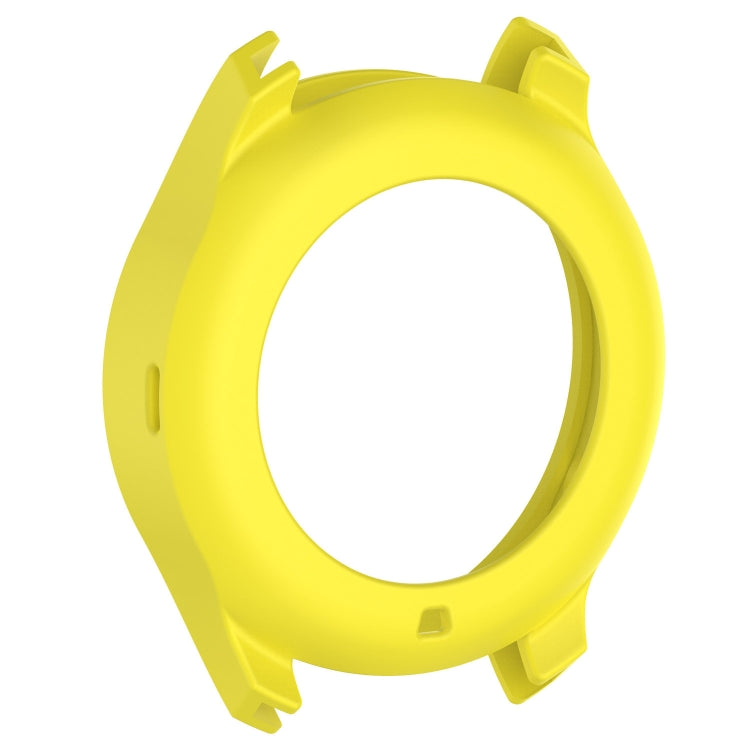 Silicone protective case for Galaxy S3 Classic, yellow ring design with corner grips