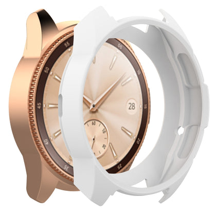 42mm white silicone watch case for Galaxy Watch, snug front cover with cutouts