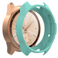 42mm cyan silicone watch case for Galaxy Watch, flexible protective bezel ring