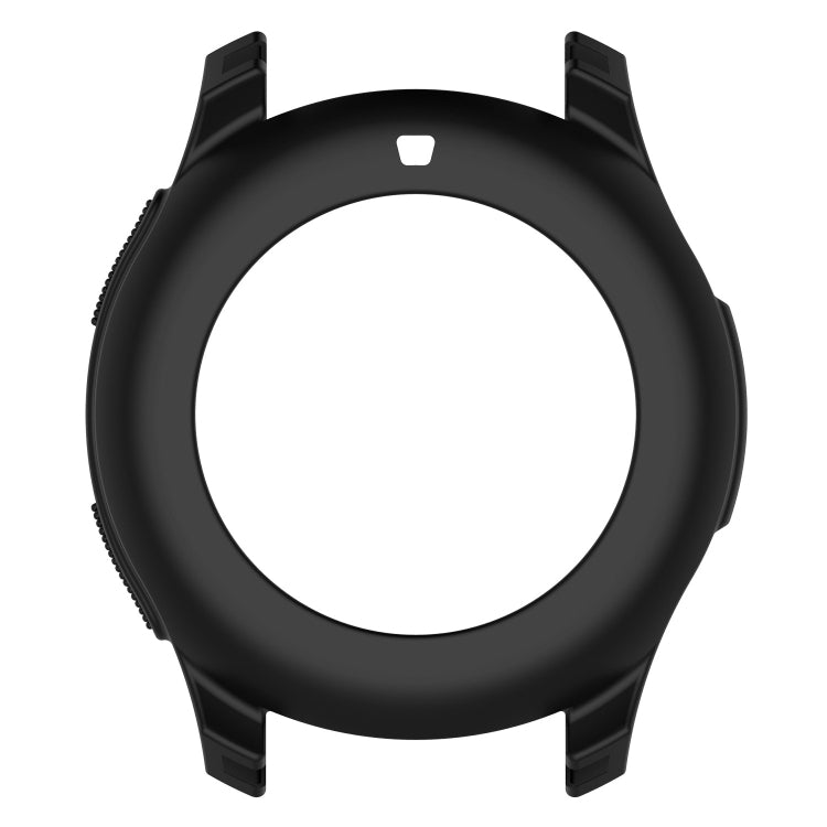 Universal silicone case with circular opening, black color