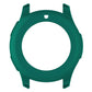 Universal silicone case with circular opening, green color