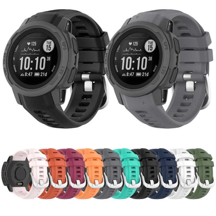 Silicone Watch Band, For Garmin Instinct 2S