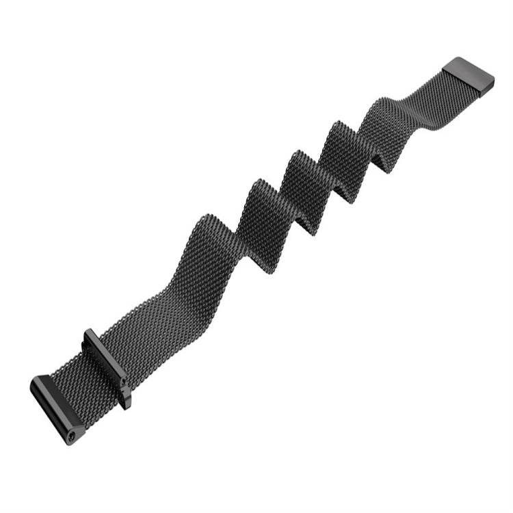 Milanese watch strap for Galaxy Gear Fit 2 & R360, black metal mesh band detail