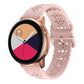 Plum Blossom Hollowed Silicone Watch Band, For Samsung Galaxy Watch4 40/44mm, For Samsung Galaxy Watch4 Classic 42/46mm