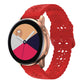 Plum Blossom Hollowed Silicone Watch Band, For Samsung Galaxy Watch4 40/44mm, For Samsung Galaxy Watch4 Classic 42/46mm