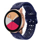 Plum Blossom Hollowed Silicone Watch Band, For Samsung Galaxy Watch4 40/44mm, For Samsung Galaxy Watch4 Classic 42/46mm