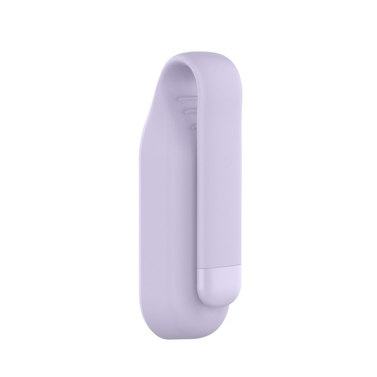Light purple clip protection case for Xiaomi 3 & 4, front view with cutout