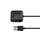 Black watch charging dock with pin contacts and USB cable connectors