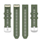 Silicone Stainless Steel Buckle Watch Band, For Garmin Instinct 2S