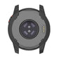 TPU half-pack watch case in black with cutouts and charging-port opening