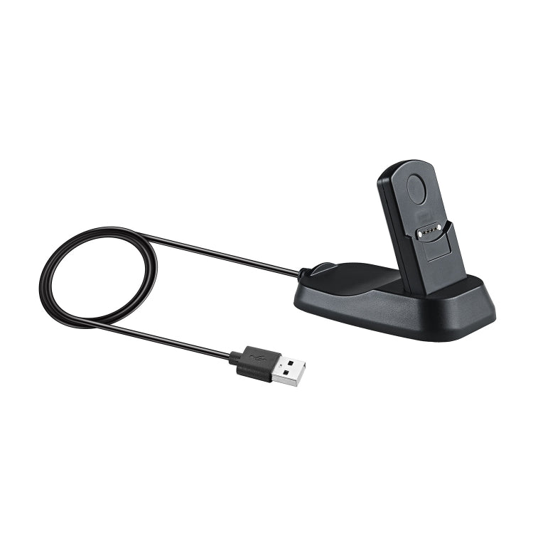 Smartwatch magnetic charging base with USB cable and black dock holder