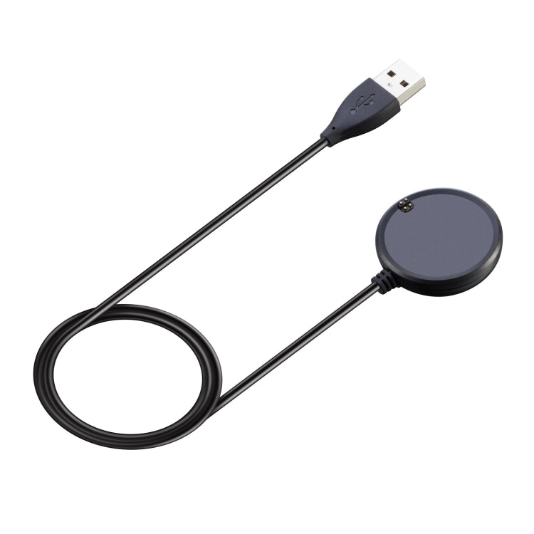 ASUS Zenwatch charging cable with USB-A plug and round dock connector with pins