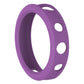 Silicone watch case ring in purple with side cutout holes for pins