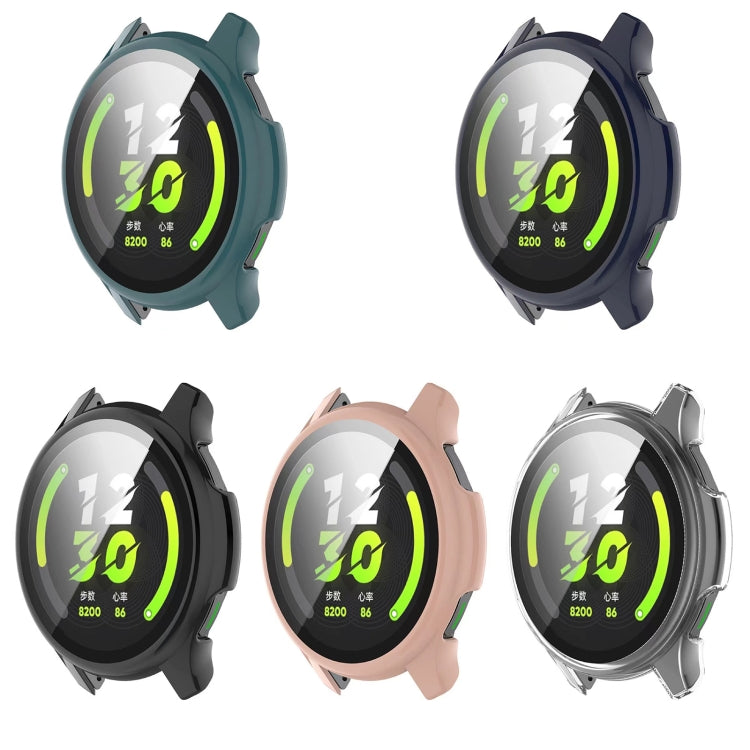PC + Tempered Glass Watch Protective Case, For OPPO Realme Watch T1