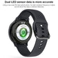 Black silicone smart wristband with exposed back dual LED sensor module