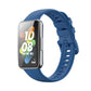 Silicone watch band, sapphire blue, for Huawei Band 7 and Honor Band 7