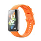 Silicone watch band, orange, for Huawei Band 7 and Honor Band 7