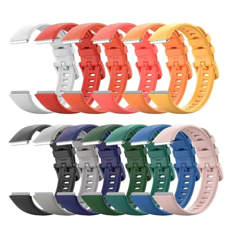 Assorted silicone watch bands set, each with adjustable clasp and perforated holes