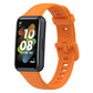 Metal Head Silicone Watch Band, For Huawei Band 7