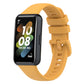 Metal Head Silicone Watch Band, For Huawei Band 7