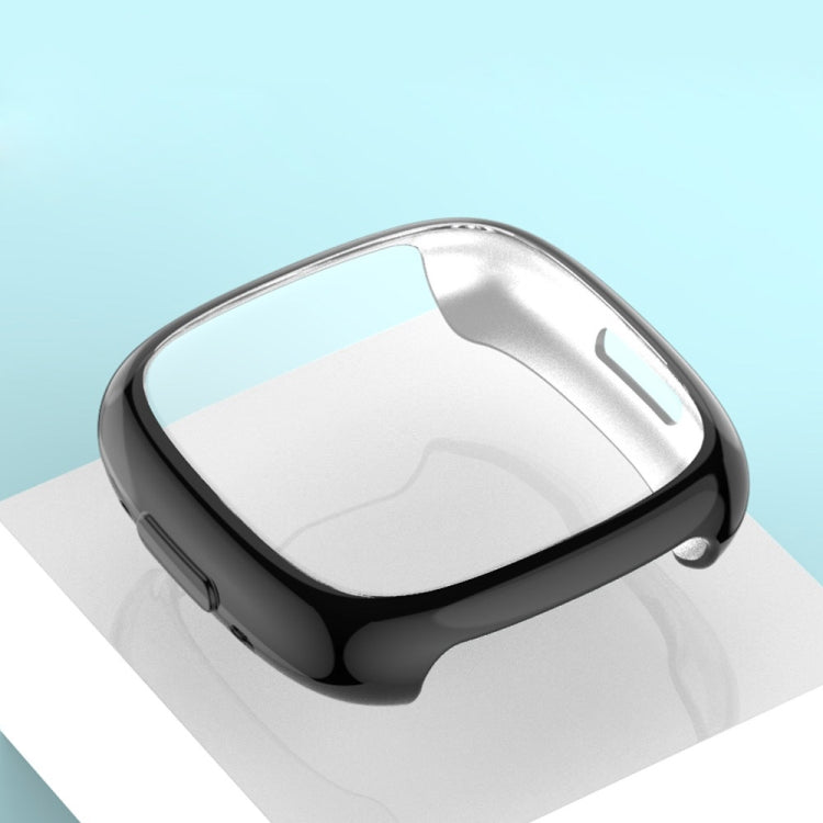 Full Coverage TPU Electroplating Watch Protective Case, For Fitbit Versa 4