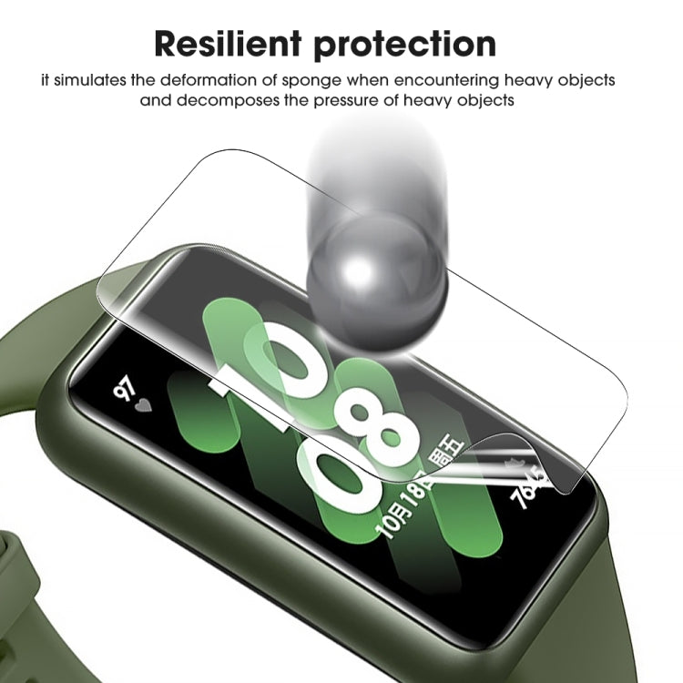 Resilient TPU watch screen protector film for impact pressure protection, full coverage