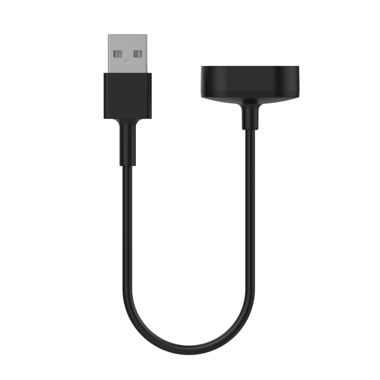 Black charging cable with USB connector for Fitbit Inspire HR