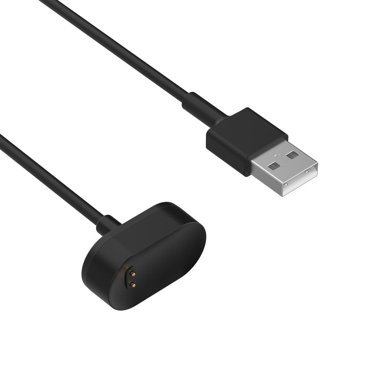 Black USB cable with metal USB-A plug and charging head