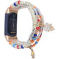 Palm Bead Chain Watch Band, For Fitbit Charge 5, For Fitbit Versa 3 / Sense