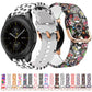 Silicone watch strap with paw-print and skull-print, shown on a smartwatch.