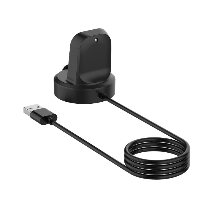 Magnetic charging dock with black cable and USB plug for Fitbit Inspire