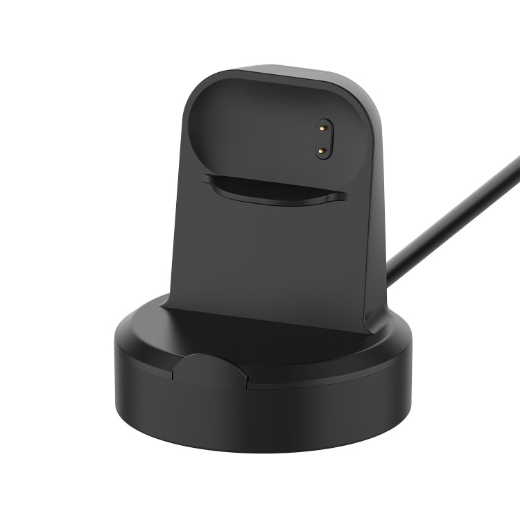 Black magnetic charging dock for Fitbit Inspire with charging contact window