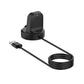 Black magnetic charging stand with USB cable for Fitbit Inspire