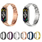 Assorted metal watch bands set in multiple colors, link design