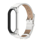 MIJOBS CS Metal Case + Microfiber Leather Watch Band, For Xiaomi Mi Band 7 / 7 NFC