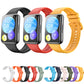 Solid Color Silicone Watch Band, For Huawei Watch Fit 2
