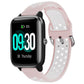 19mm Silicone Two-color Sports Watch Band, For ID205 / Willful SW021