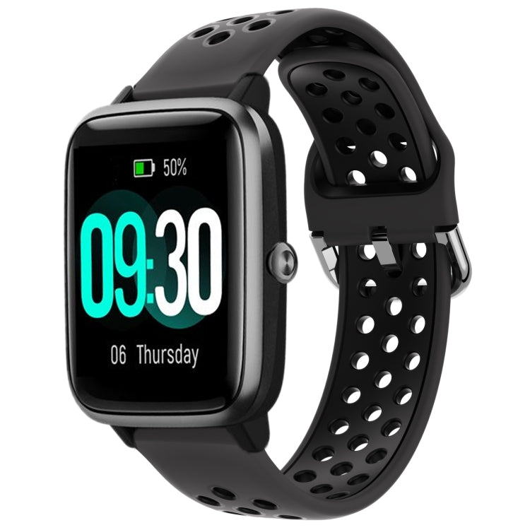 19mm Silicone Two-color Sports Watch Band, For ID205 / Willful SW021