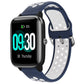 19mm Silicone Two-color Sports Watch Band, For ID205 / Willful SW021