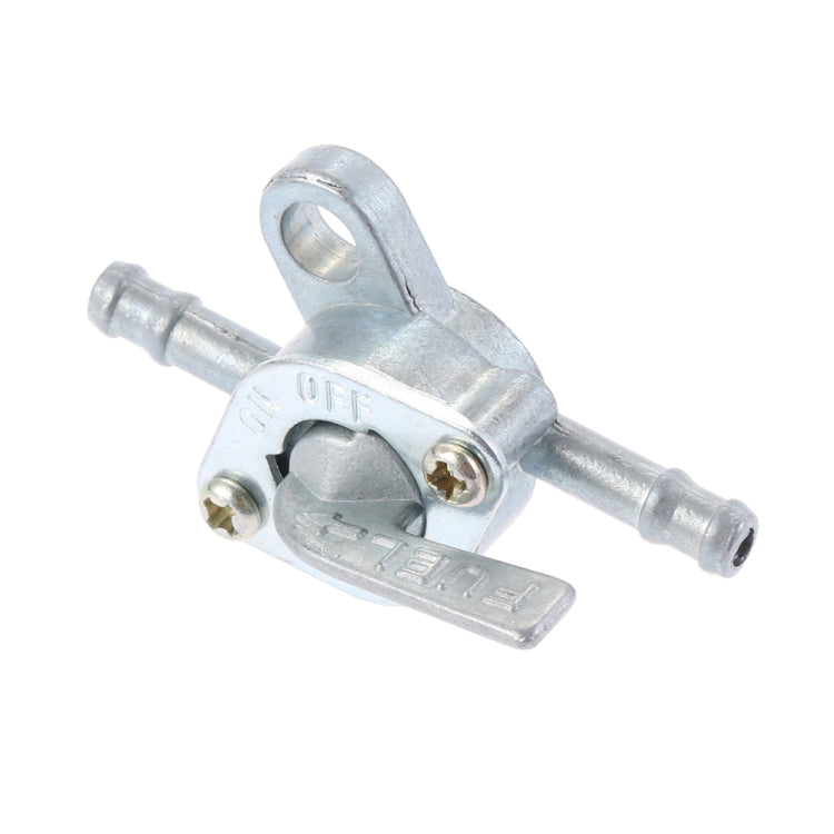 Metal fuel tank shutoff valve switch with lever and 6mm hose fittings
