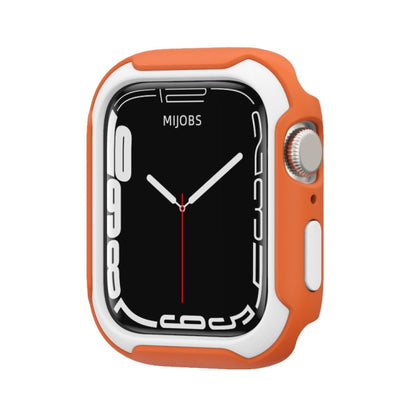 Detachable Two-color Watch Case For Apple Watch Series, 7 41mm / 6&SE&5&4 40mm, 7 45mm / 6&SE&5&4 44mm