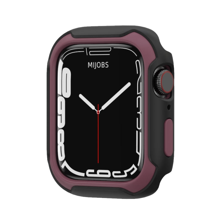 Detachable Two-color Watch Case For Apple Watch Series, 7 41mm / 6&SE&5&4 40mm, 7 45mm / 6&SE&5&4 44mm