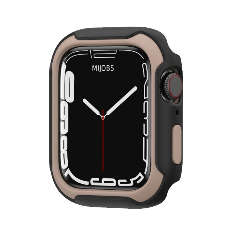 Detachable Two-color Watch Case For Apple Watch Series, 7 41mm / 6&SE&5&4 40mm, 7 45mm / 6&SE&5&4 44mm
